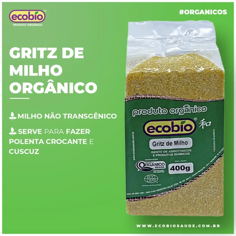 Gritz de Milho Orgânico